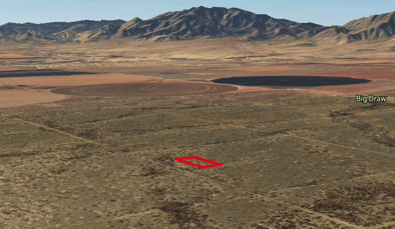 Cochise county Arozone, rural land Property outline